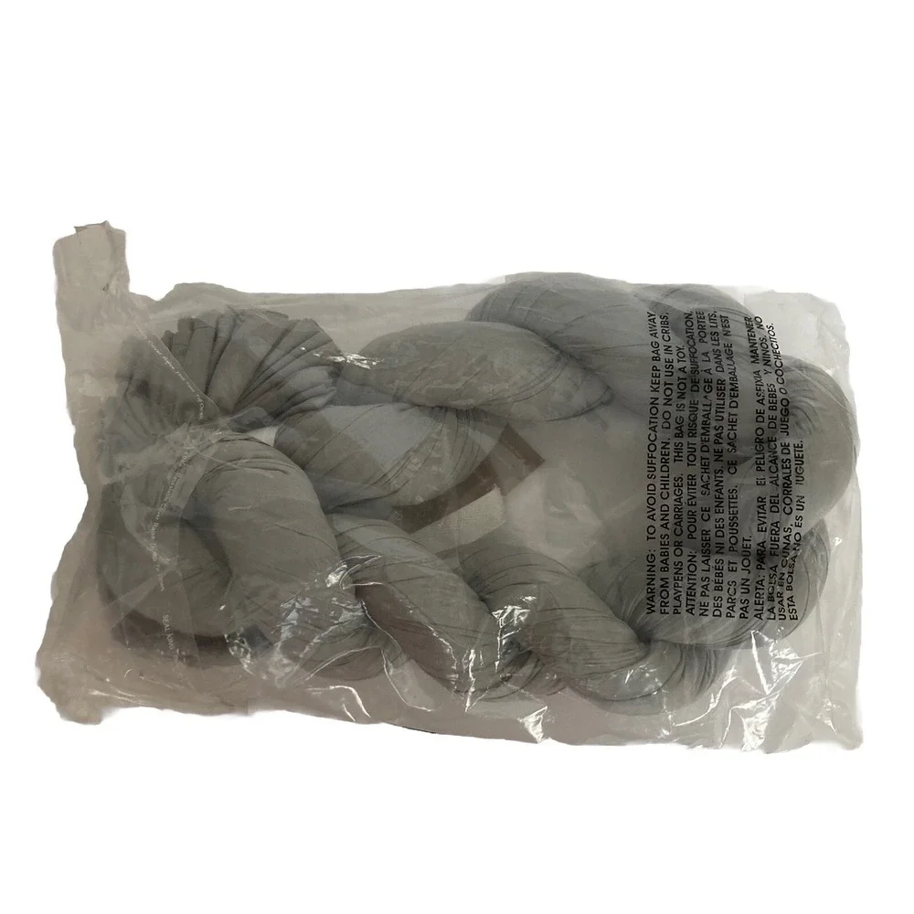 West Elm Crinkle Duvet Cover Full Queen 100% Cotton Gray NEW 88